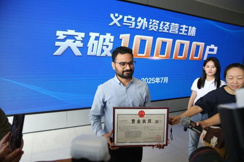 義烏外資經營主體破萬戶 商務信息咨詢助推國際化發展